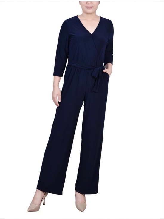 NY Collection Pants - 🏛️✨ NWT New York Collection Royal Blue Petite Jumpsuit | PS